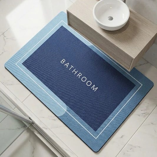 Tapete Antiderrapante Super Absorvente – Secagem Rápida e Conforto no Banheiro