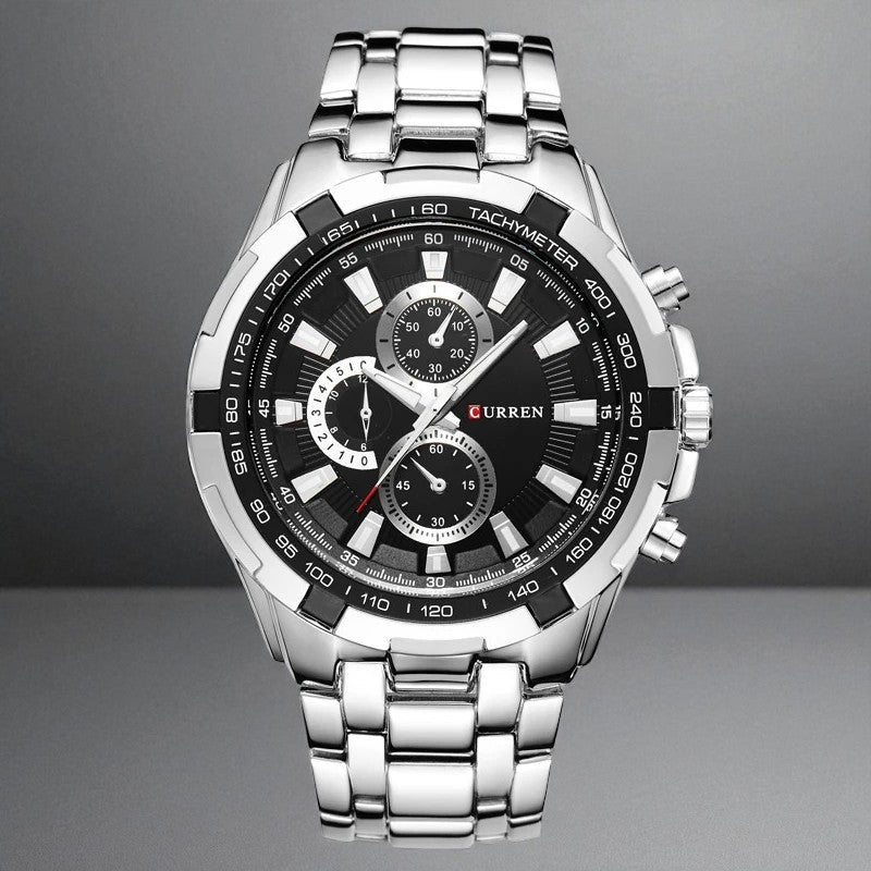 Relógio Curren 8023 Masculino – Luxo, Esportivo e à Prova d’Água