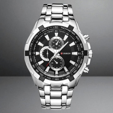 Relógio Curren 8023 Masculino – Luxo, Esportivo e à Prova d’Água